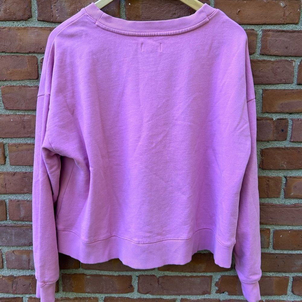 Anthropologie Pink Maeve Austin Texas Crewneck Sweatshirt - Picture 7 of 9